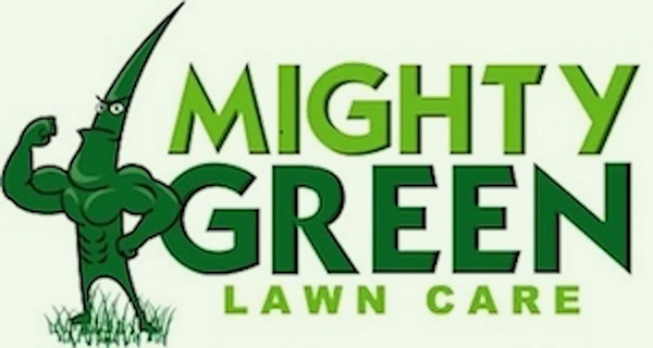 Mightly Green Lawn Care Logo