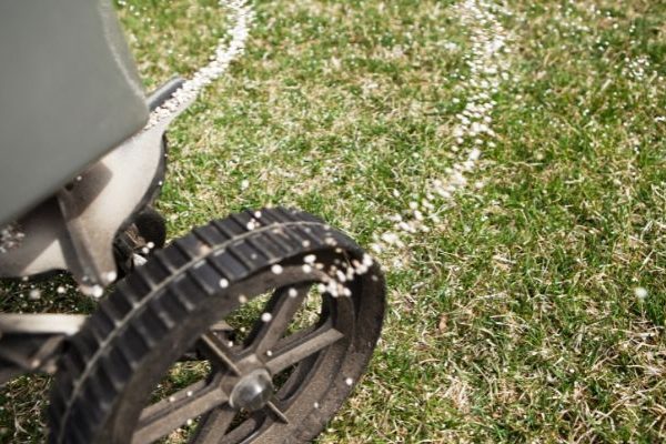lime for lawns, lawn spreader